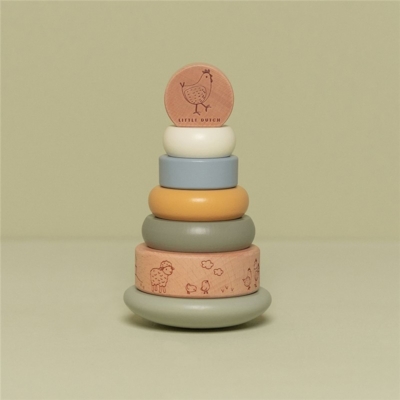 Anillos apilables balanceables pequeña granja - Imagen 2