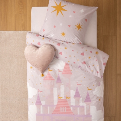 Funda nórdica infantil de cama castillo princesa - Imagen 2
