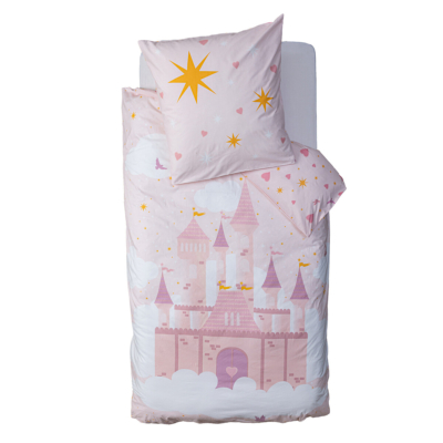 Funda nórdica infantil de cama castillo princesa