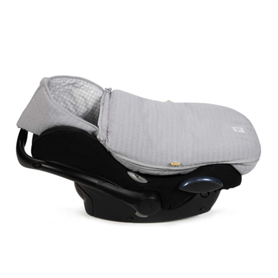 Saco capazo 2 en 1 I love vichy gris - Imagen 4