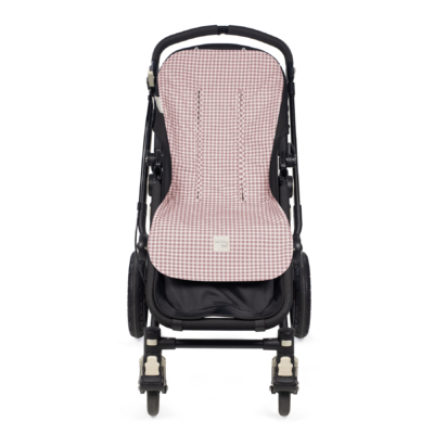 Colchoneta para silla I love vichy rosa