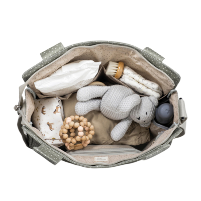 Bolsa canastilla topito Poppy musgo - Imagen 4