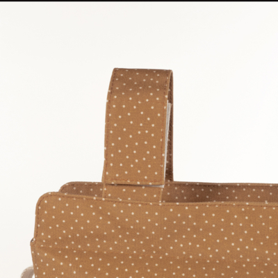 Bolsa canastilla topito Poppy canela - Imagen 19