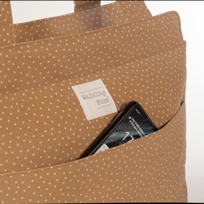 Bolsa canastilla topito Poppy canela - Imagen 12