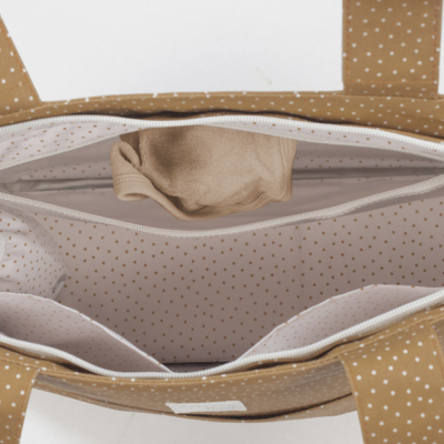 Bolsa canastilla topito Poppy canela - Imagen 9