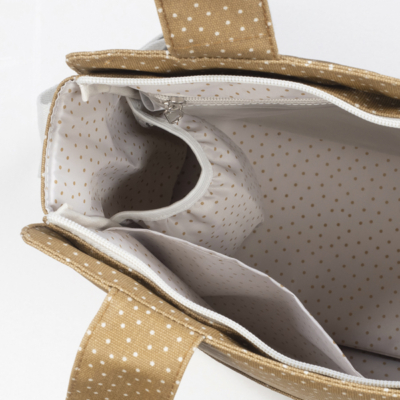 Bolsa canastilla topito Poppy canela - Imagen 10