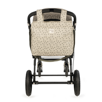 Bolsa canastilla corazones Poppy musgo - Imagen 16