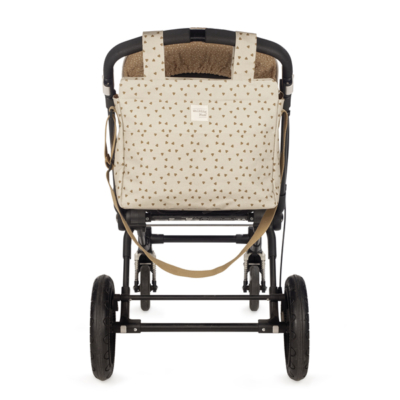 Bolsa canastilla corazones Poppy canela - Imagen 10