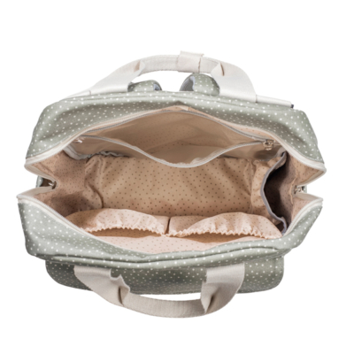 Mochila maternal topito Poppy musgo - Imagen 4