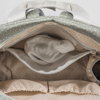 Mochila maternal topito Poppy musgo - Imagen 6