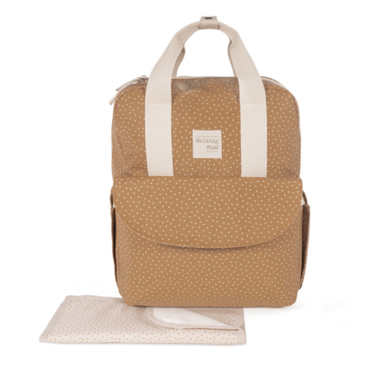 Mochila maternal topito Poppy canela - Imagen 5