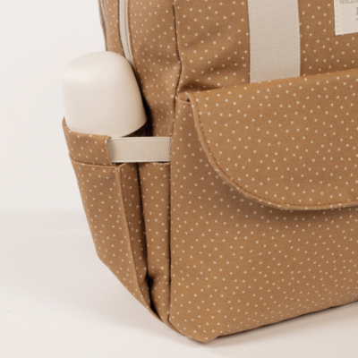 Mochila maternal topito Poppy canela - Imagen 13