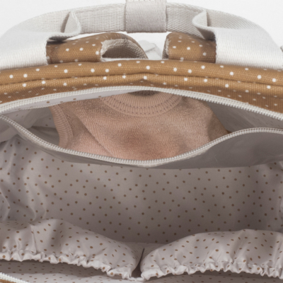 Mochila maternal topito Poppy canela - Imagen 8