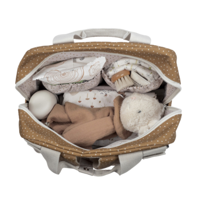 Mochila maternal topito Poppy canela - Imagen 10