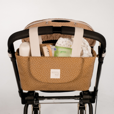 Organizador para silla topito Poppy canela - Imagen 3