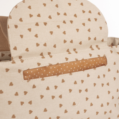 Organizador para silla corazones Poppy canela - Imagen 9