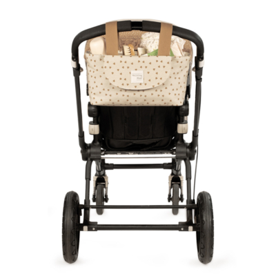 Organizador para silla corazones Poppy canela - Imagen 4