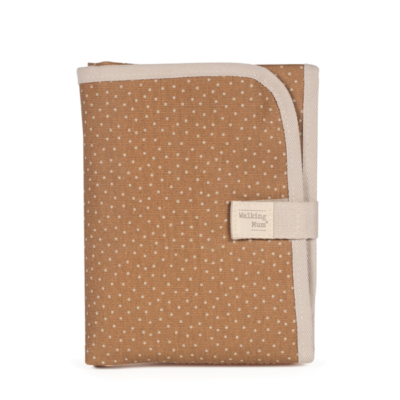 Cambiador de viaje topito Poppy canela