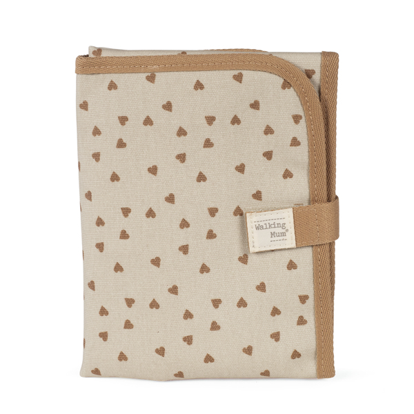 1120800333_a Cambiador de viaje corazones Poppy canela - Imagen 1