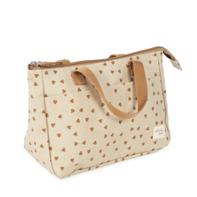 Neceser corazones Poppy canela - Imagen 6