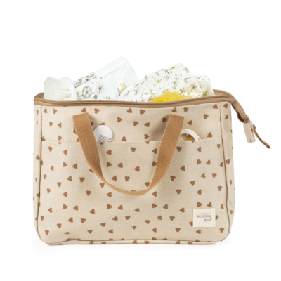 Neceser corazones Poppy canela - Imagen 3