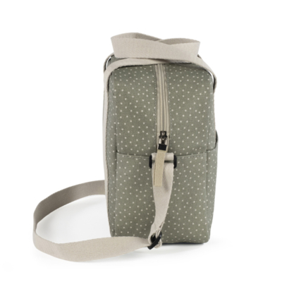 Bolsa térmica biberones topito Poppy musgo - Imagen 8