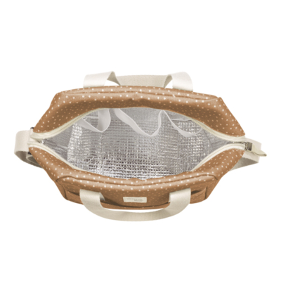 Bolsa térmica biberones topito Poppy canela - Imagen 2