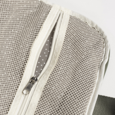 Maleta maternal corazones Poppy musgo - Imagen 5