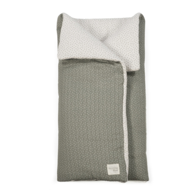 Saco 2 en 1 Arrullo-manta topito Poppy musgo