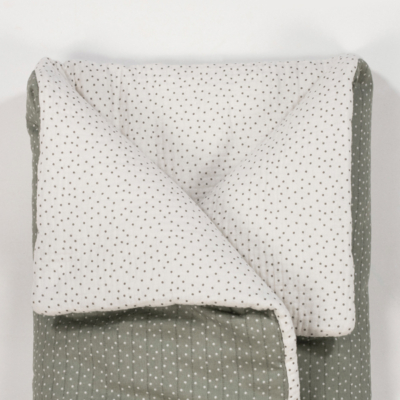 Saco 2 en 1 Arrullo-manta topito Poppy musgo - Imagen 3