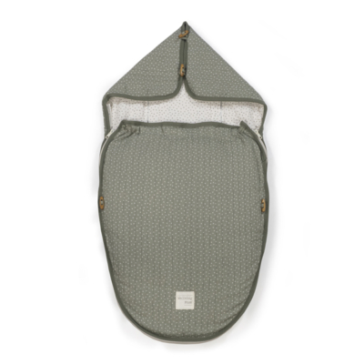 Saco capazo 2 en 1 topito Poppy musgo entretiempo