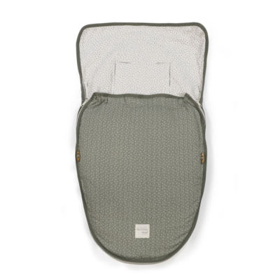 Saco capazo 2 en 1 topito Poppy musgo entretiempo - Imagen 6