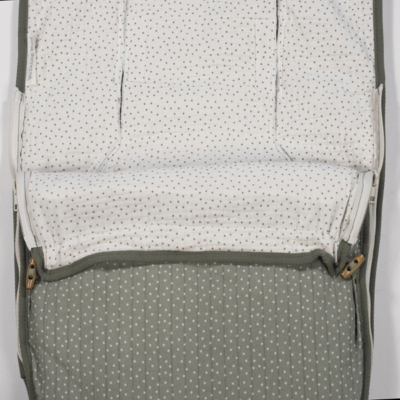 Saco capazo 2 en 1 topito Poppy musgo entretiempo - Imagen 7