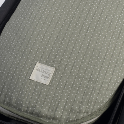 Saco capazo 2 en 1 topito Poppy musgo entretiempo - Imagen 12