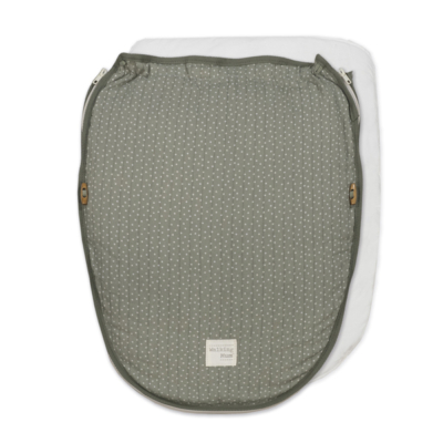 Saco capazo 2 en 1 topito Poppy musgo entretiempo - Imagen 13