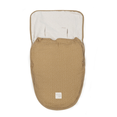 Saco capazo 2 en 1 topito Poppy canela entretiempo - Imagen 6