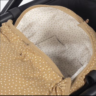 Saco capazo 2 en 1 topito Poppy canela entretiempo - Imagen 4