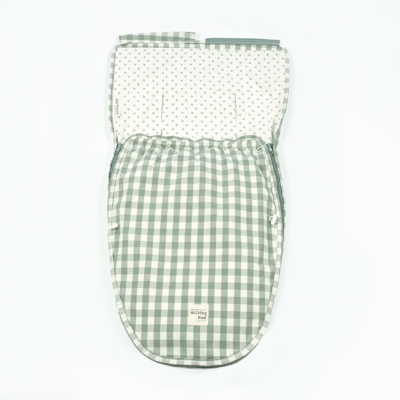 Saco capazo 2 en 1 Remy verde entretiempo - Imagen 5