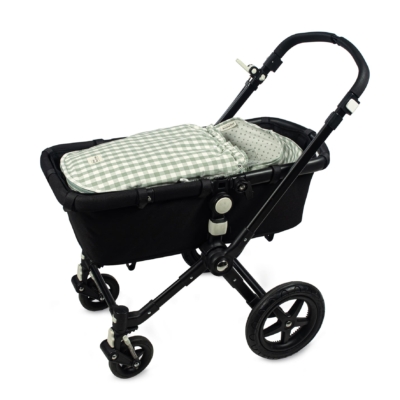 Saco capazo 2 en 1 Remy verde entretiempo - Imagen 2