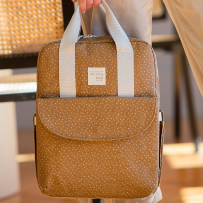 Mochila maternal topito Poppy canela - Imagen 2