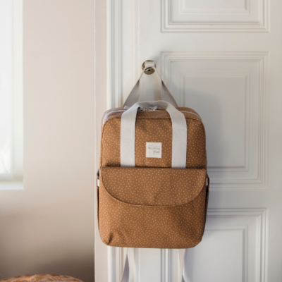 Mochila maternal topito Poppy canela - Imagen 4