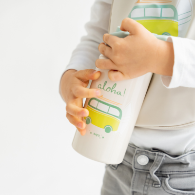 Botella térmica con pajita 350ml. Aloha - Imagen 4