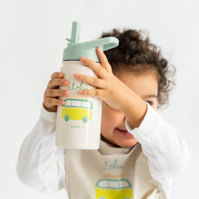 Botella térmica con pajita 350ml. Aloha - Imagen 6