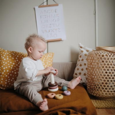 Anillos apilables Mushie solid rustic - Imagen 5