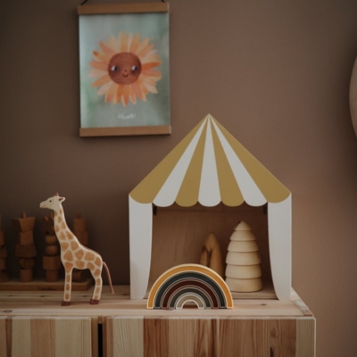 Arcoiris apilables Mushie solid sol - Imagen 3