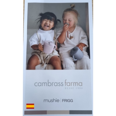 Fular portabebé Mushie mustard melange - Imagen 6