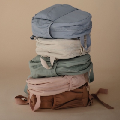 Mochila infantil Mushie solid blush - Imagen 3