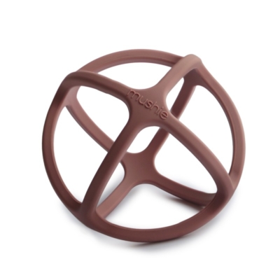 Mordedor silicona Mushie bola woodchuck