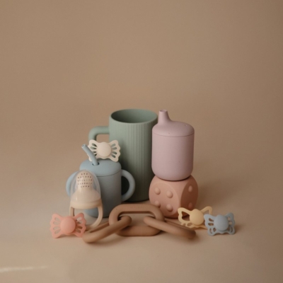 Mordedor silicona Mushie links tradewinds - Imagen 4