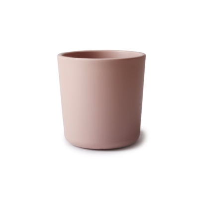 Pack dos vasos Mushie solid blush - Imagen 2